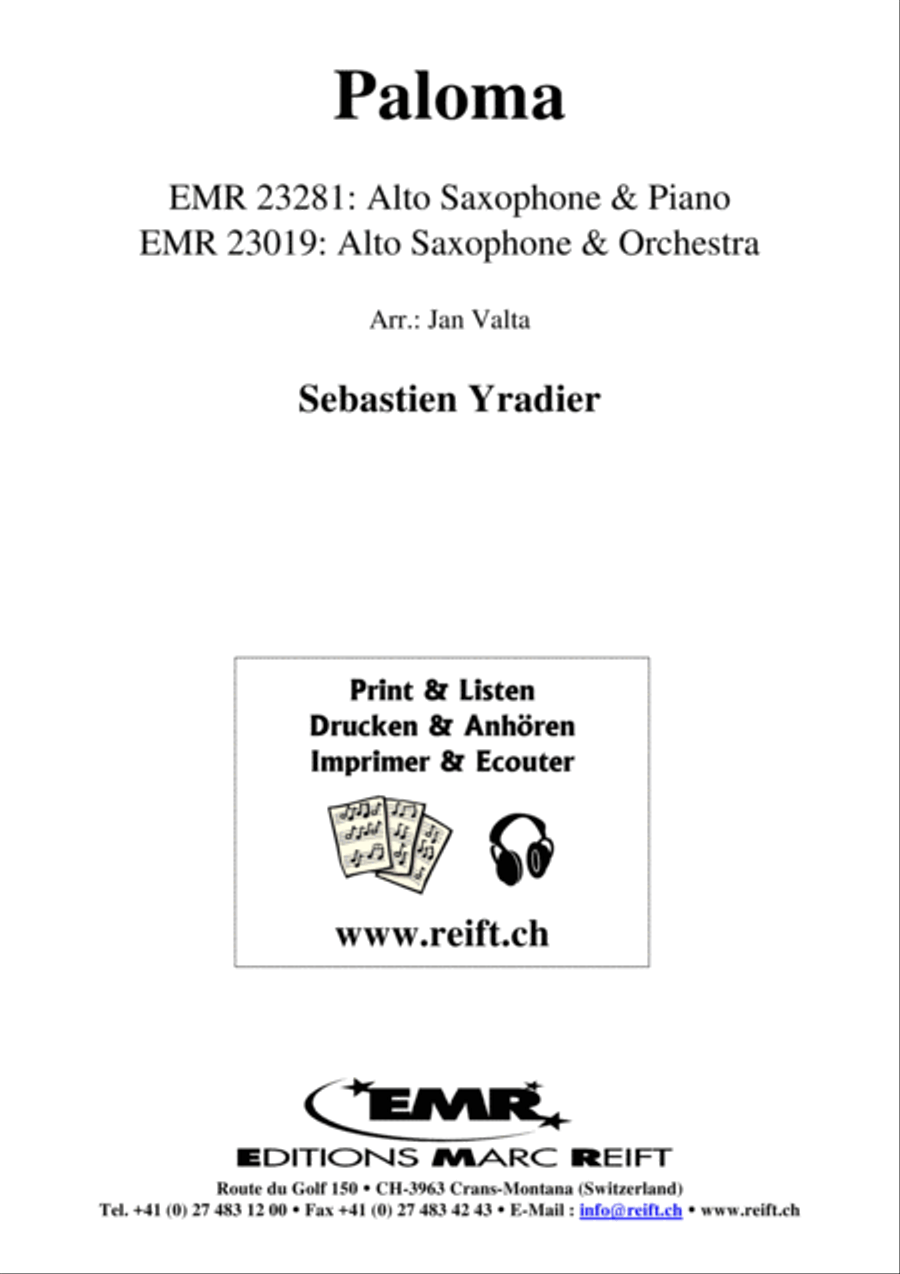 Paloma Alto Saxophone scores gallery preview page 2