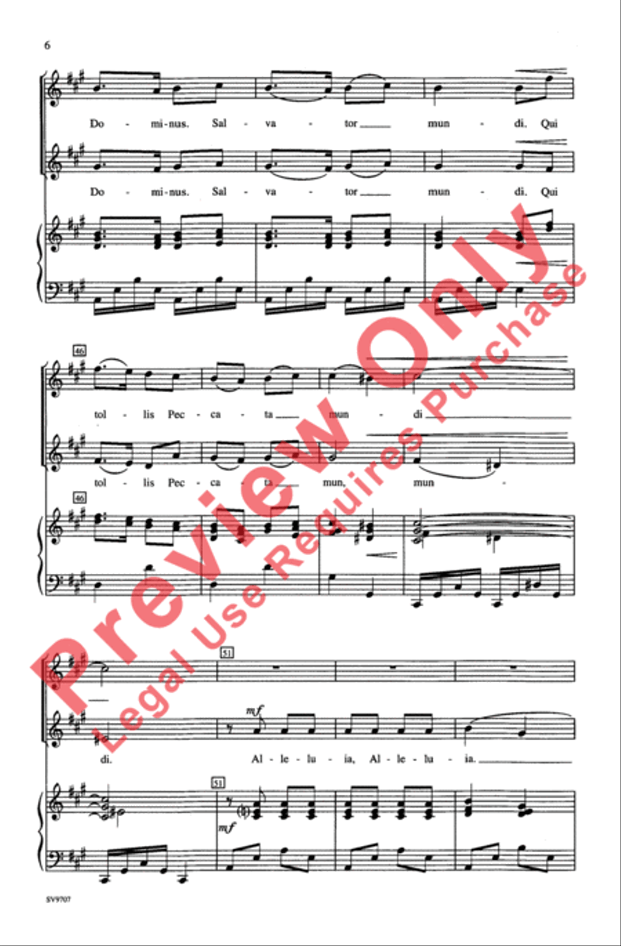 Exsultate Justi 2-Part scores gallery preview page 6