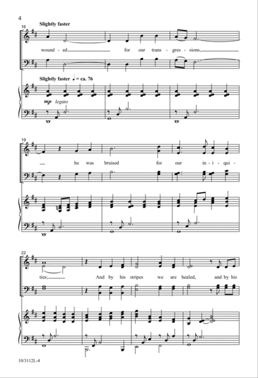 Alleluia, Praise the Lamb! 4-Part scores gallery preview page 4