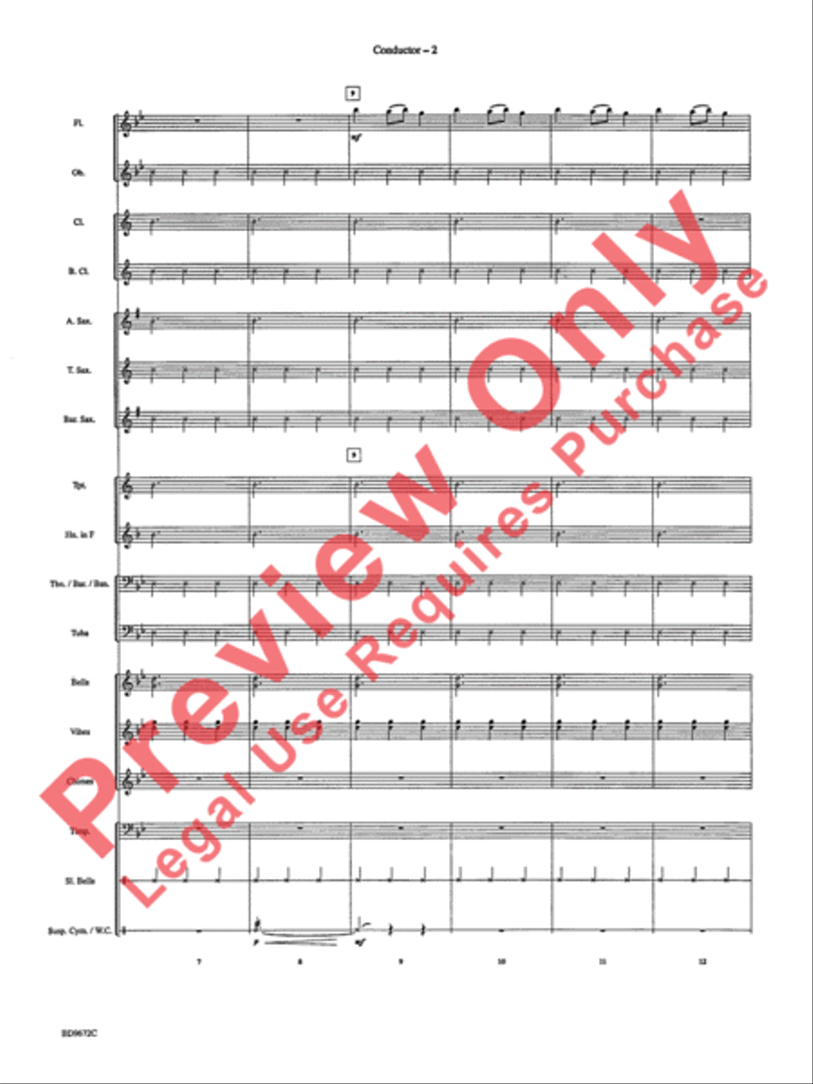 Ukrainian Bell Carol Ukrainian Bell Carol Concert Band scores gallery preview page 5