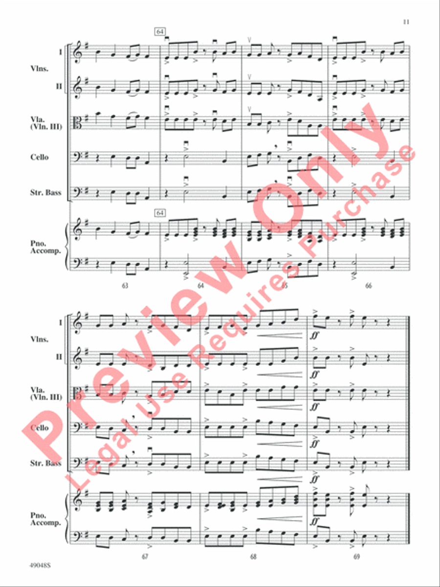 Anaconda String Orchestra scores gallery preview page 12