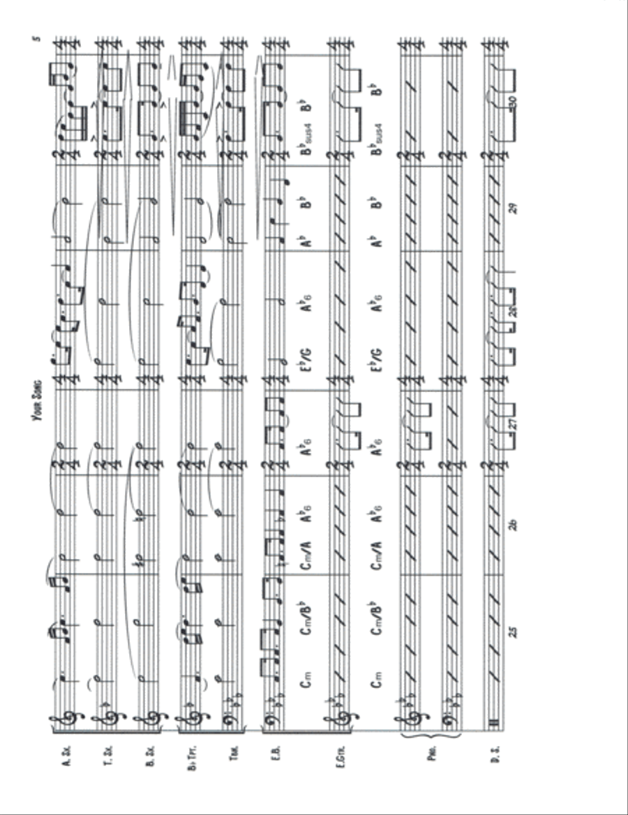 Your Song Voice scores gallery preview page 5