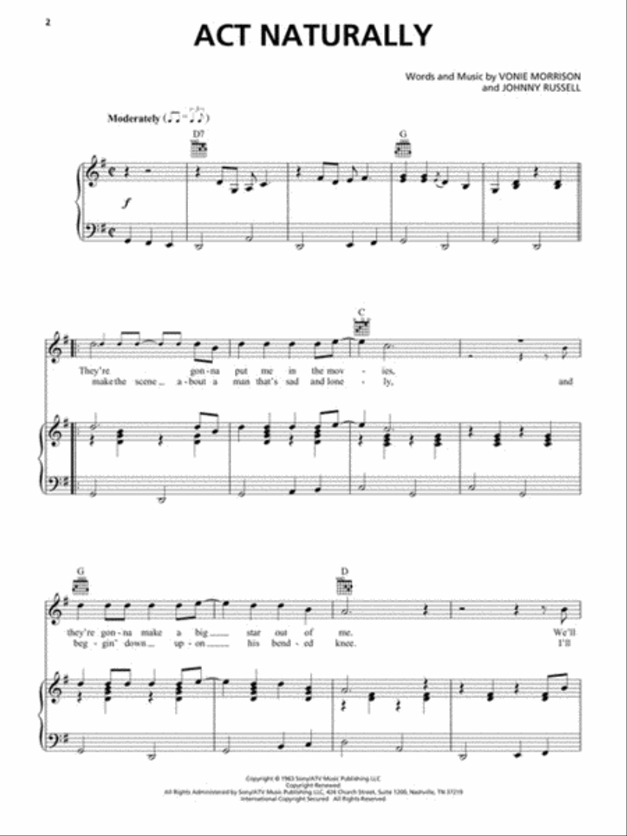 Roadhouse Country Piano, Vocal, Guitar scores gallery preview page 3