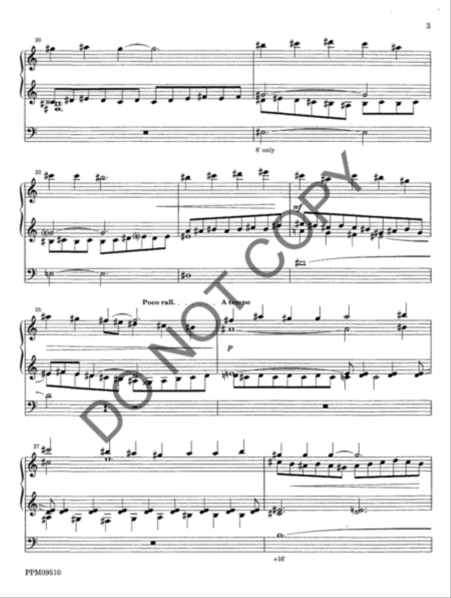 In Paradisum Organ scores gallery preview page 6