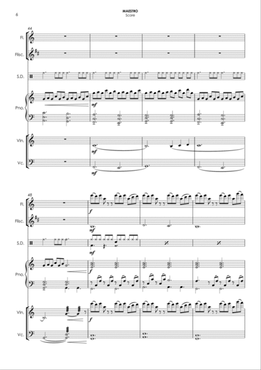 Maestro Small Ensemble scores gallery preview page 6