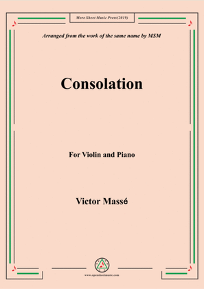 Masse-Consolation, for Violin and Piano