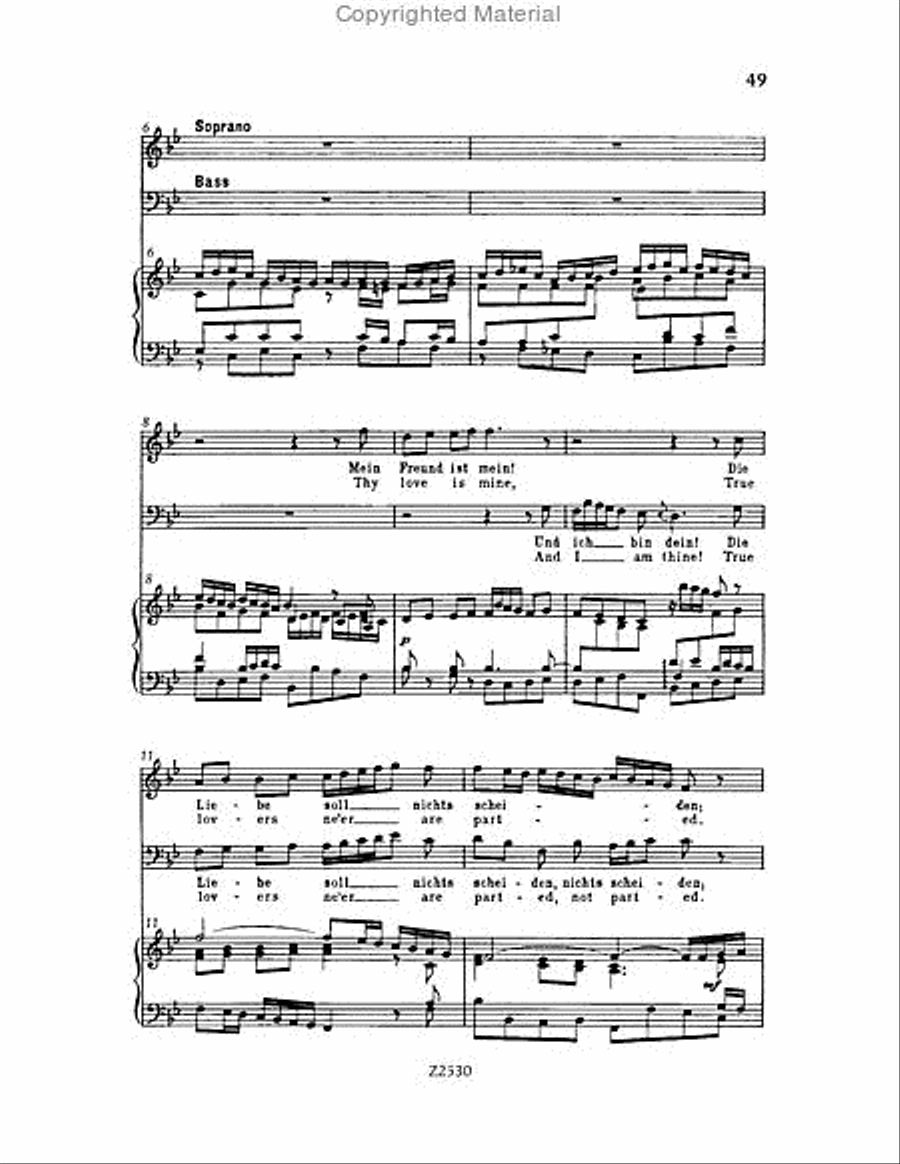 Wachet auf, ruft uns die Stimme, BWV 140 Choir scores gallery preview page 49