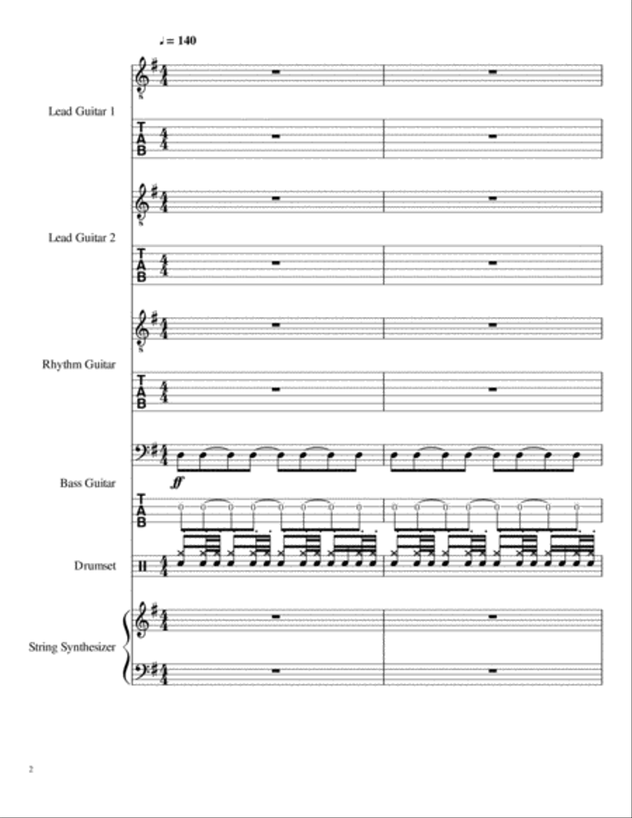 Breathe (2 AM) Small Ensemble scores gallery preview page 2