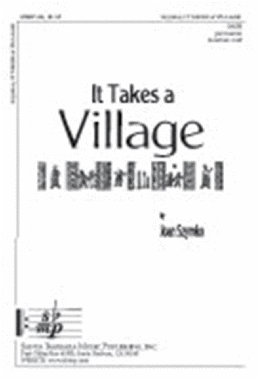 It Takes a Village - SATB Octavo 4-Part scores gallery preview page 1