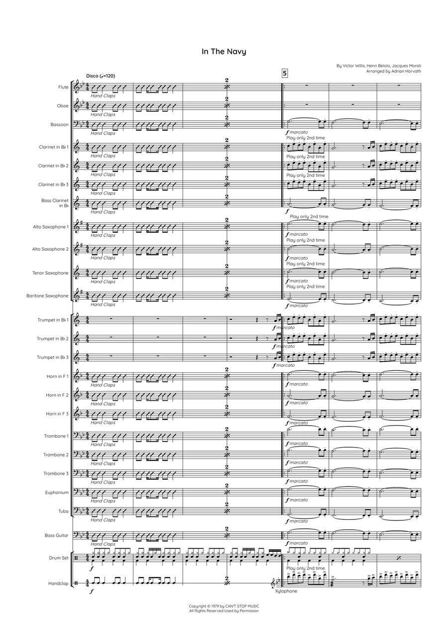 In The Navy Concert Band scores gallery preview page 3