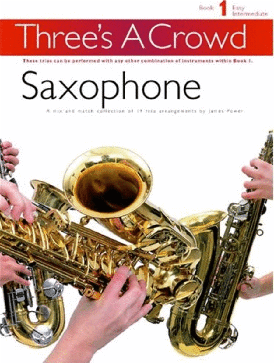 Threes A Crowd Book 1 Sax Trios Revised Woodwind Trio scores gallery preview page 1
