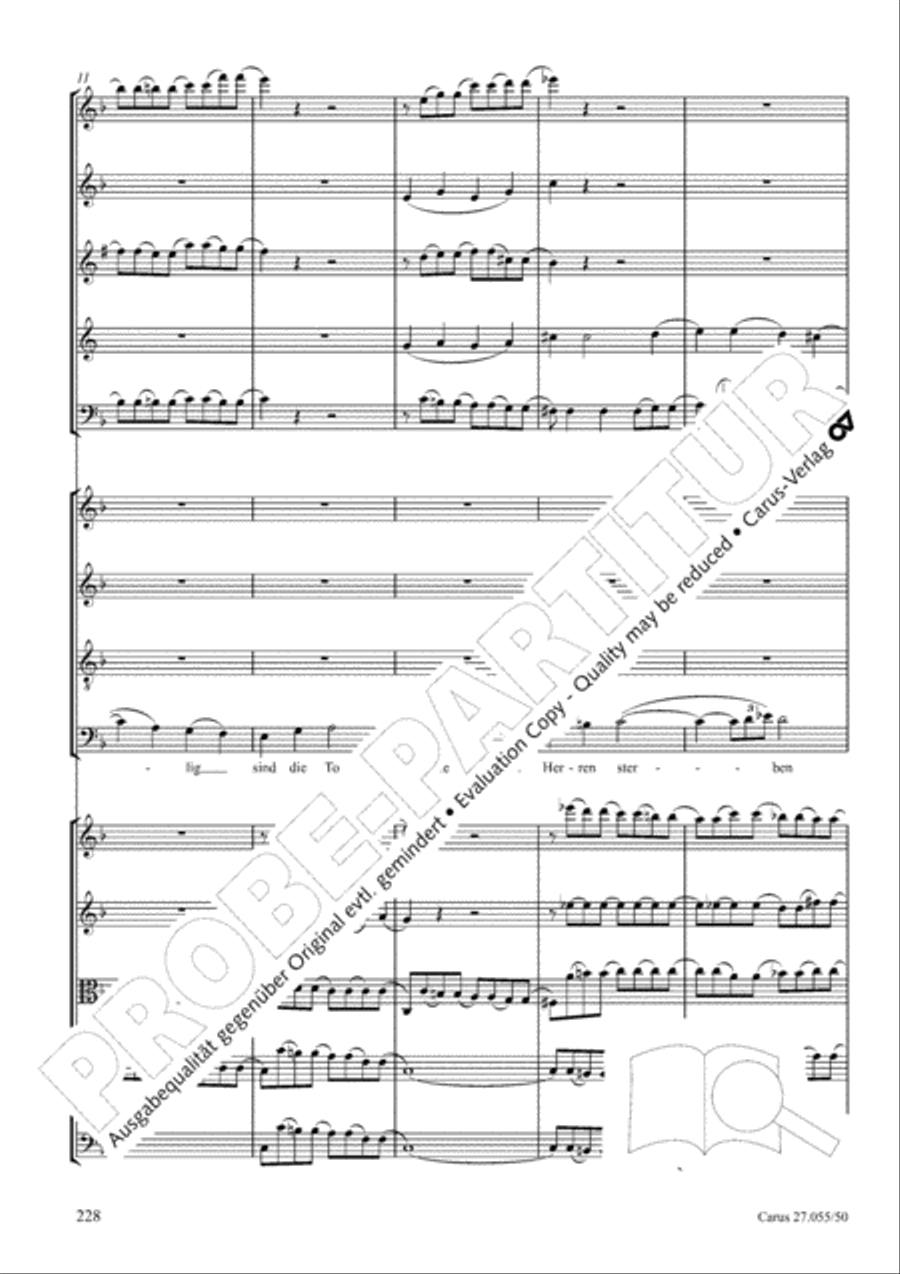 Ein Deutsches Requiem (German Requiem) 4-Part scores gallery preview page 235