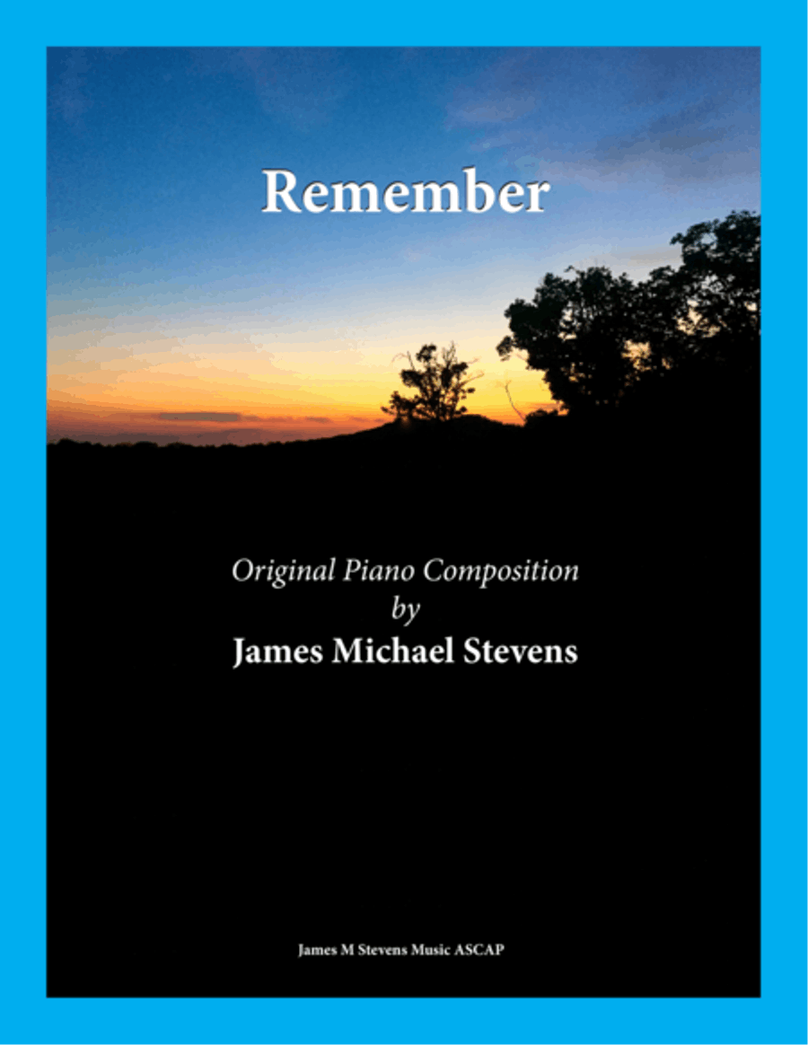 Remember Piano Solo scores gallery preview page 1