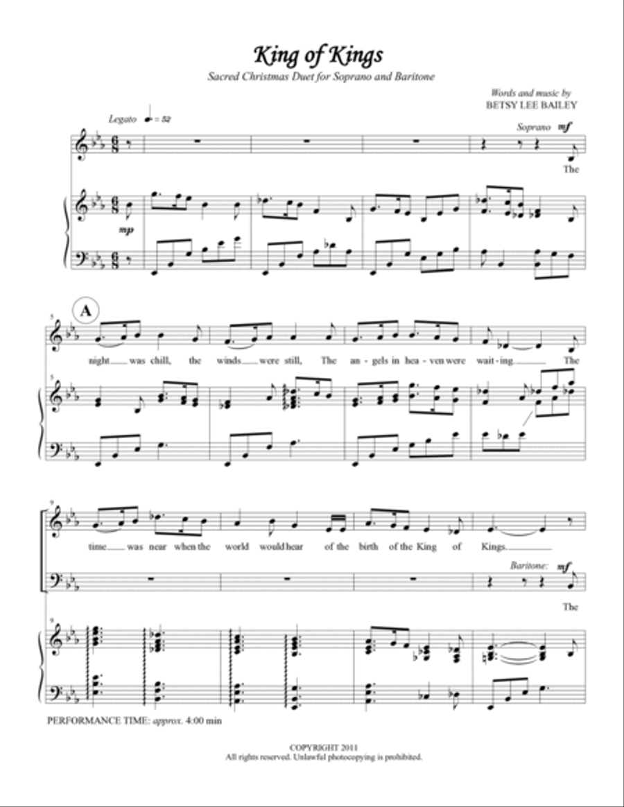 King of Kings Vocal Duet scores gallery preview page 2