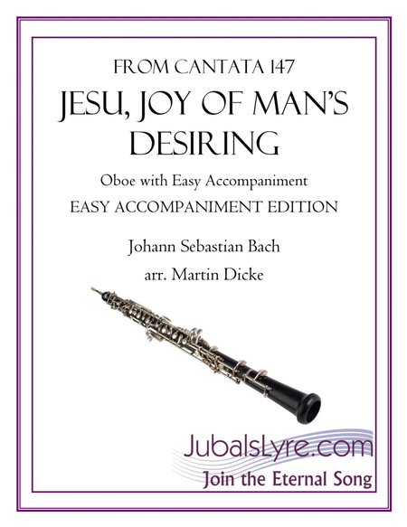 Jesu, Joy of Man’s Desiring (Oboe with Easy Accompaniment) image number null