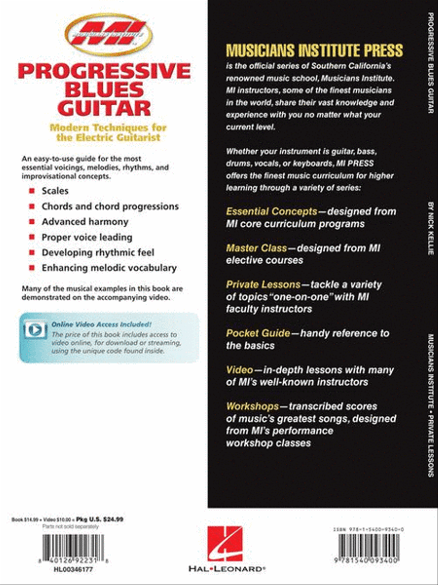 Progressive Blues Guitar Electric Guitar scores gallery preview page 10