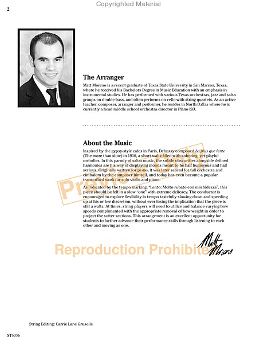 Waltz Waltz String Orchestra scores gallery preview page 3