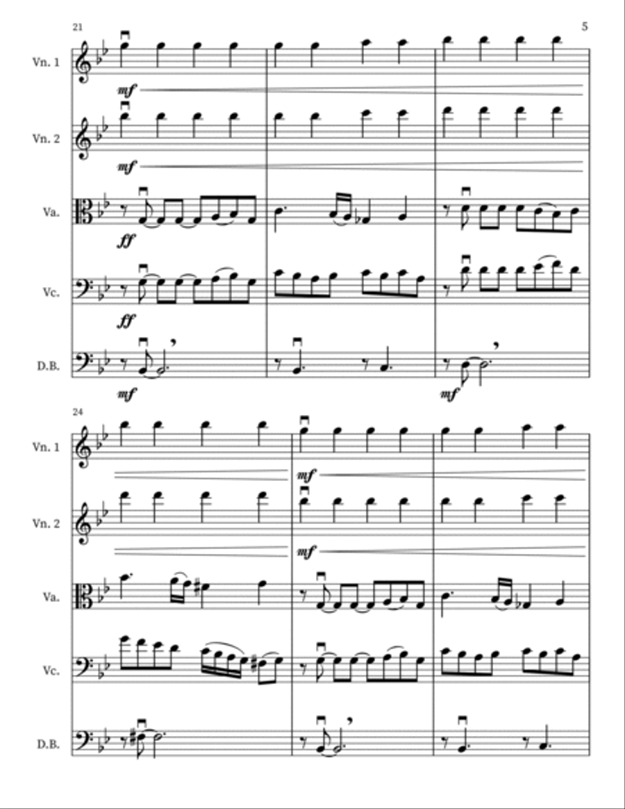 Chaos and Calamity Chaos and Calamity Cello scores gallery preview page 5
