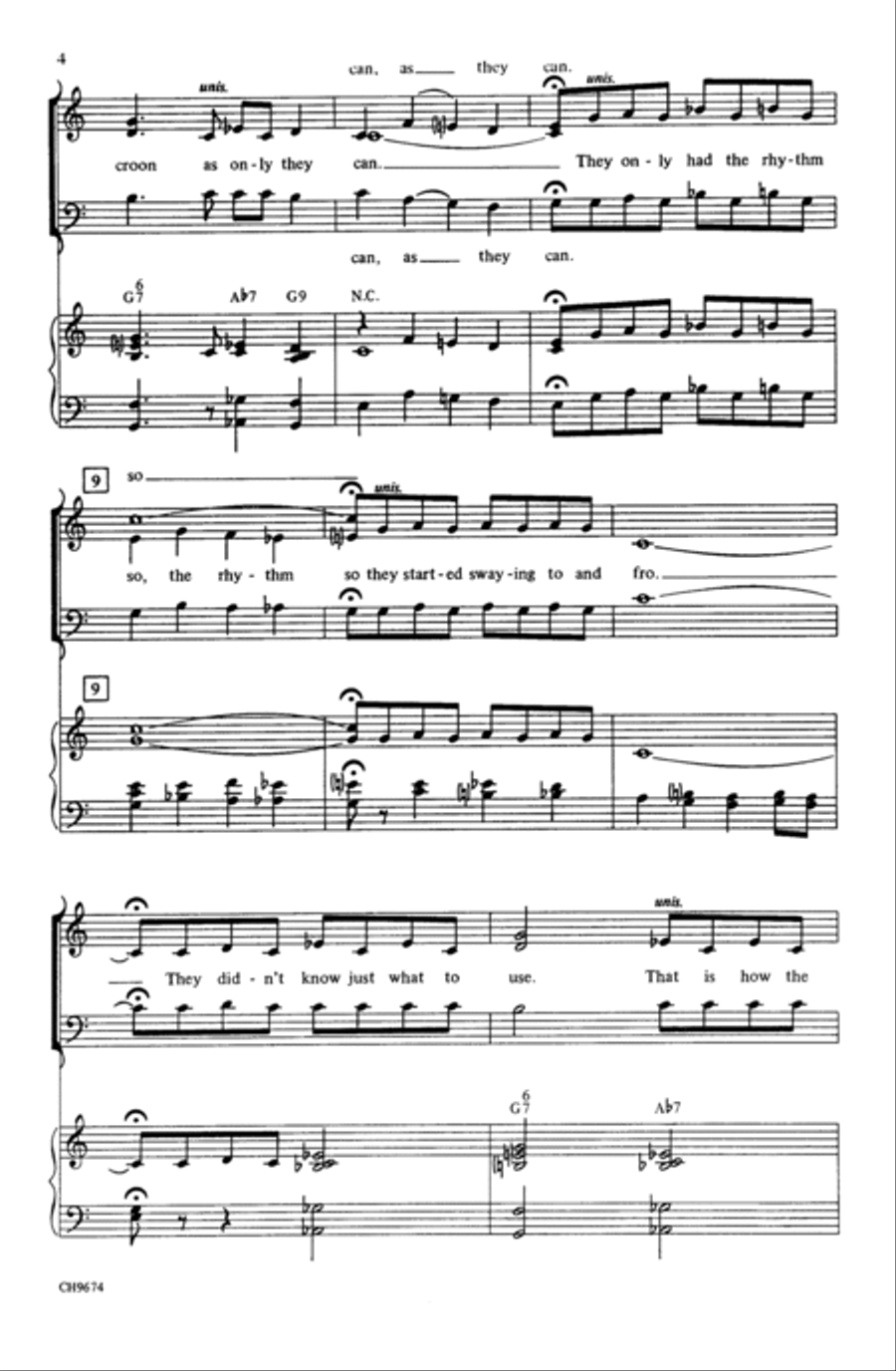 The Birth of the Blues 3-Part scores gallery preview page 3