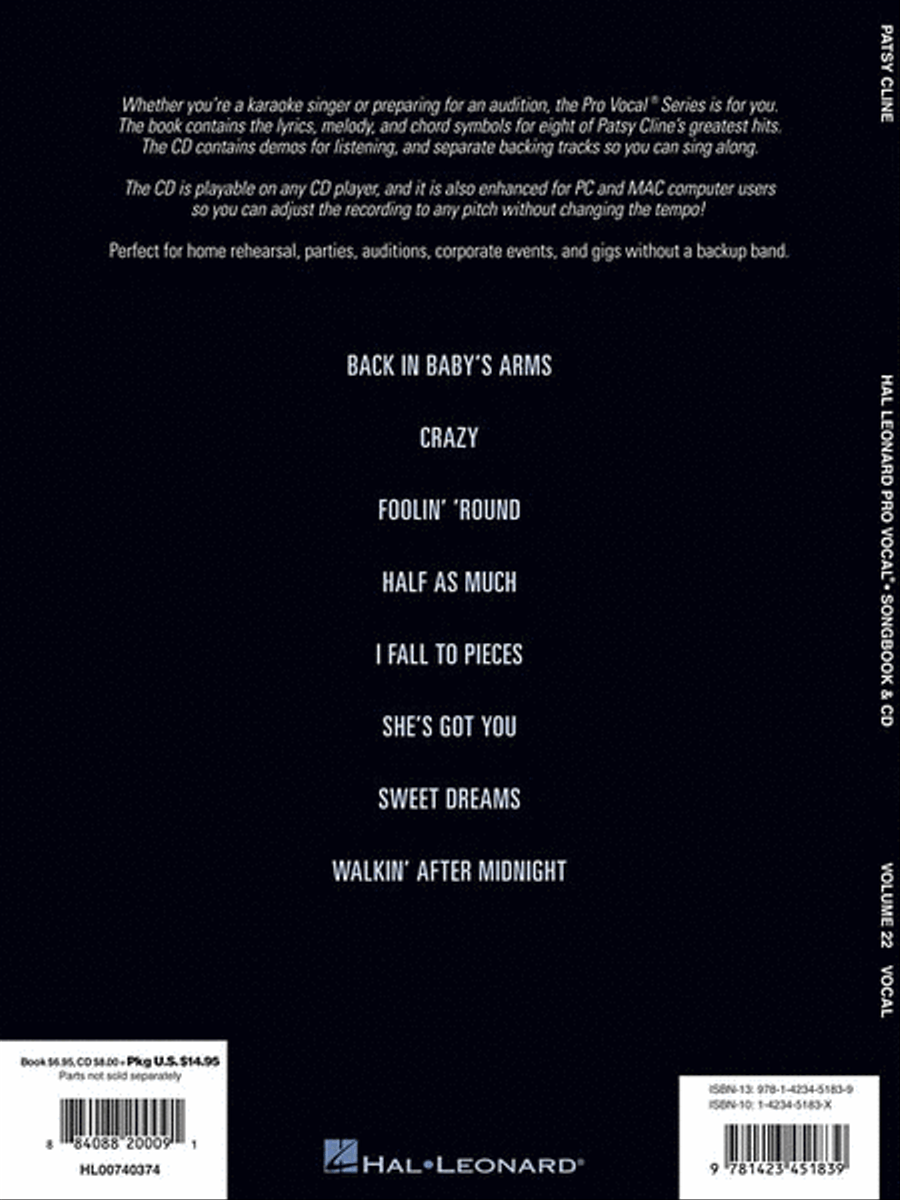 Patsy Cline Voice scores gallery preview page 2
