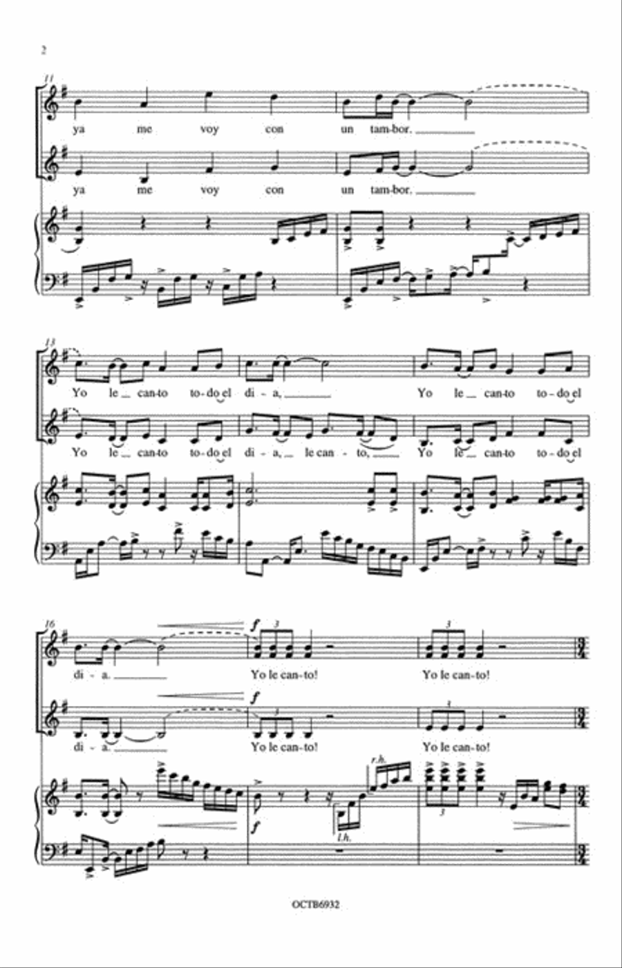 Yo le Canto Todo el Dia 2-Part scores gallery preview page 3