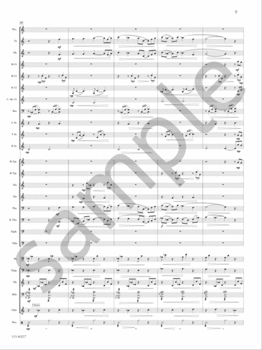 Barcarolle Concert Band scores gallery preview page 10