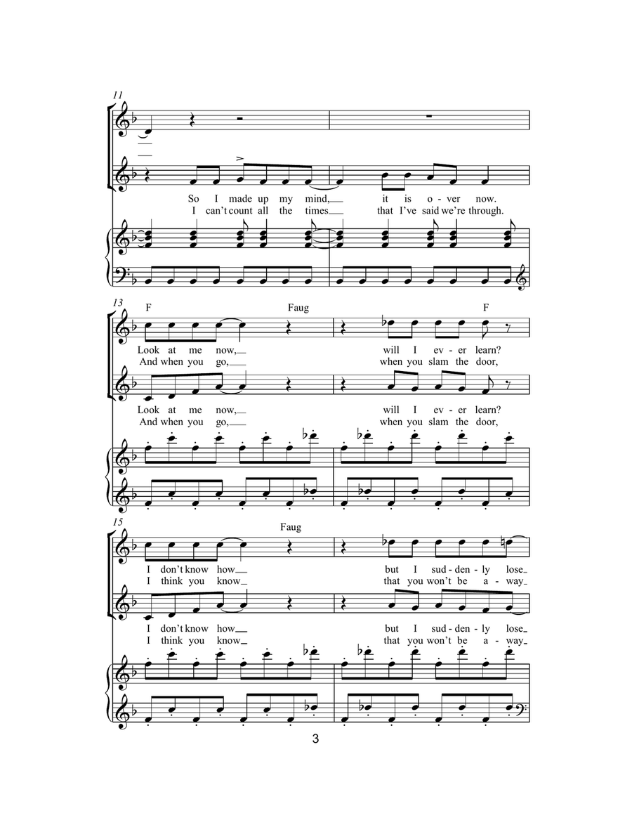 Mamma Mia (arr. Rick Hein) 2-Part scores gallery preview page 3