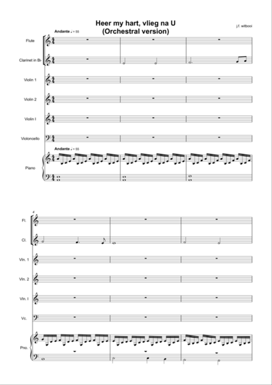 Recorder Quartet Sonata 2 mov III Lagramente Recorder scores gallery preview page 1