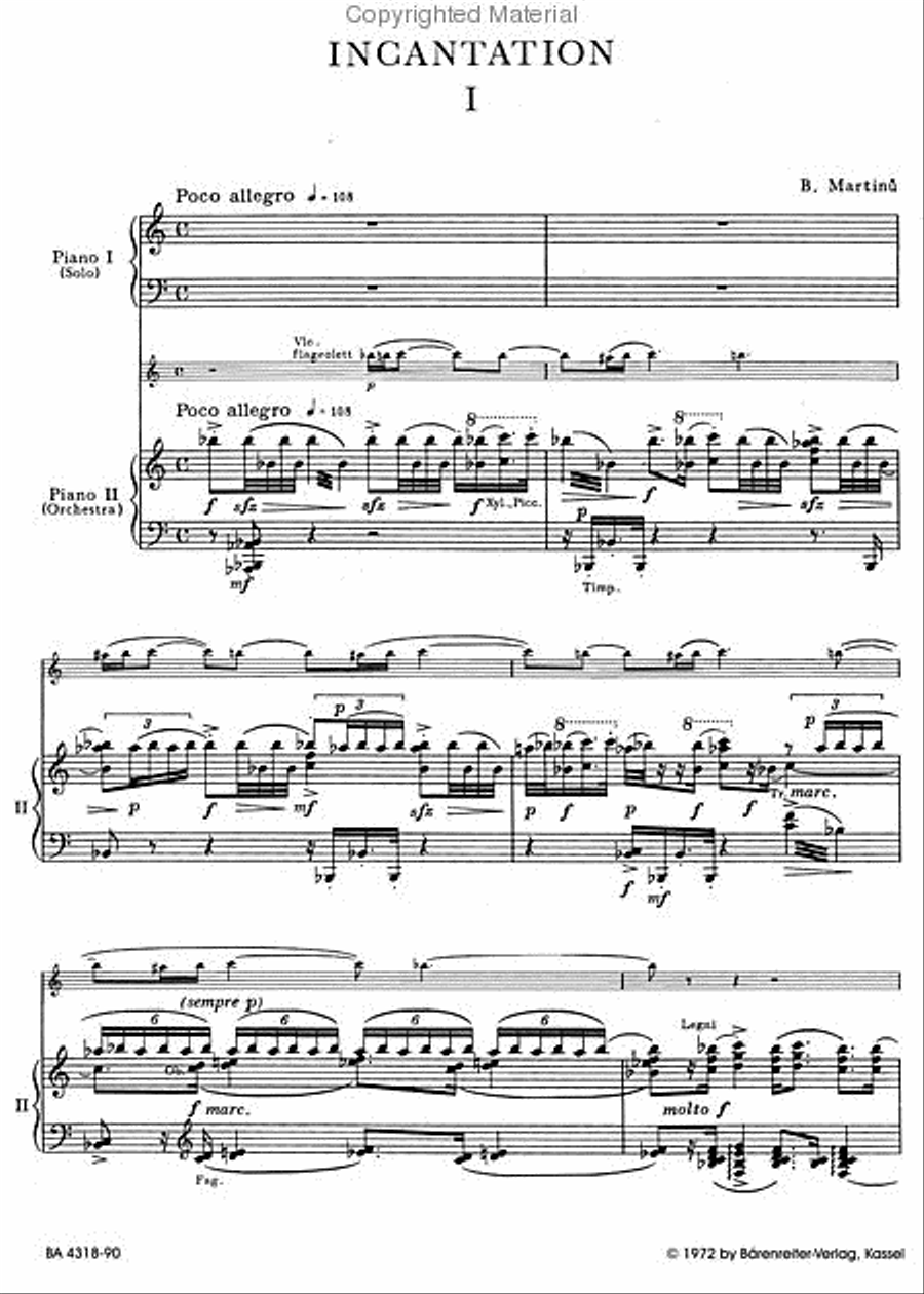 Incantation (1955/56) Incantation (1955/56) Piano Solo scores gallery preview page 2