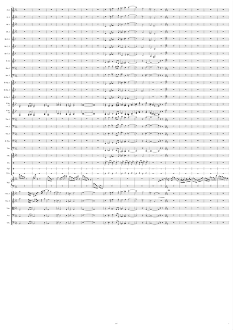Portal to Caverns of Time Full Orchestra scores gallery preview page 3