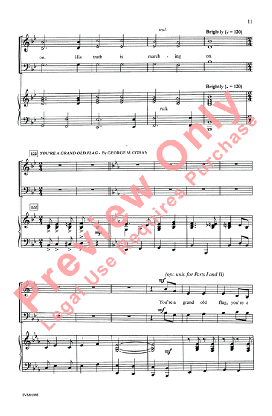 An American Celebration 3-Part scores gallery preview page 24