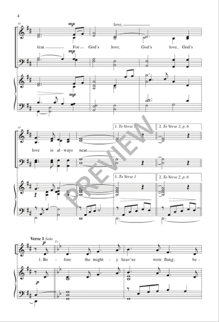 There Is Nothing Left to Fear 4-Part scores gallery preview page 4
