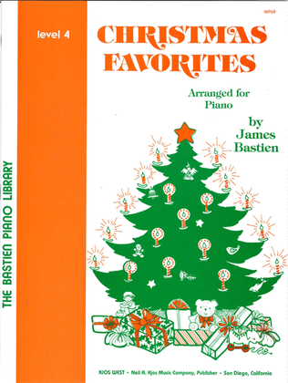 Book cover for Christmas Favorites, Level 4