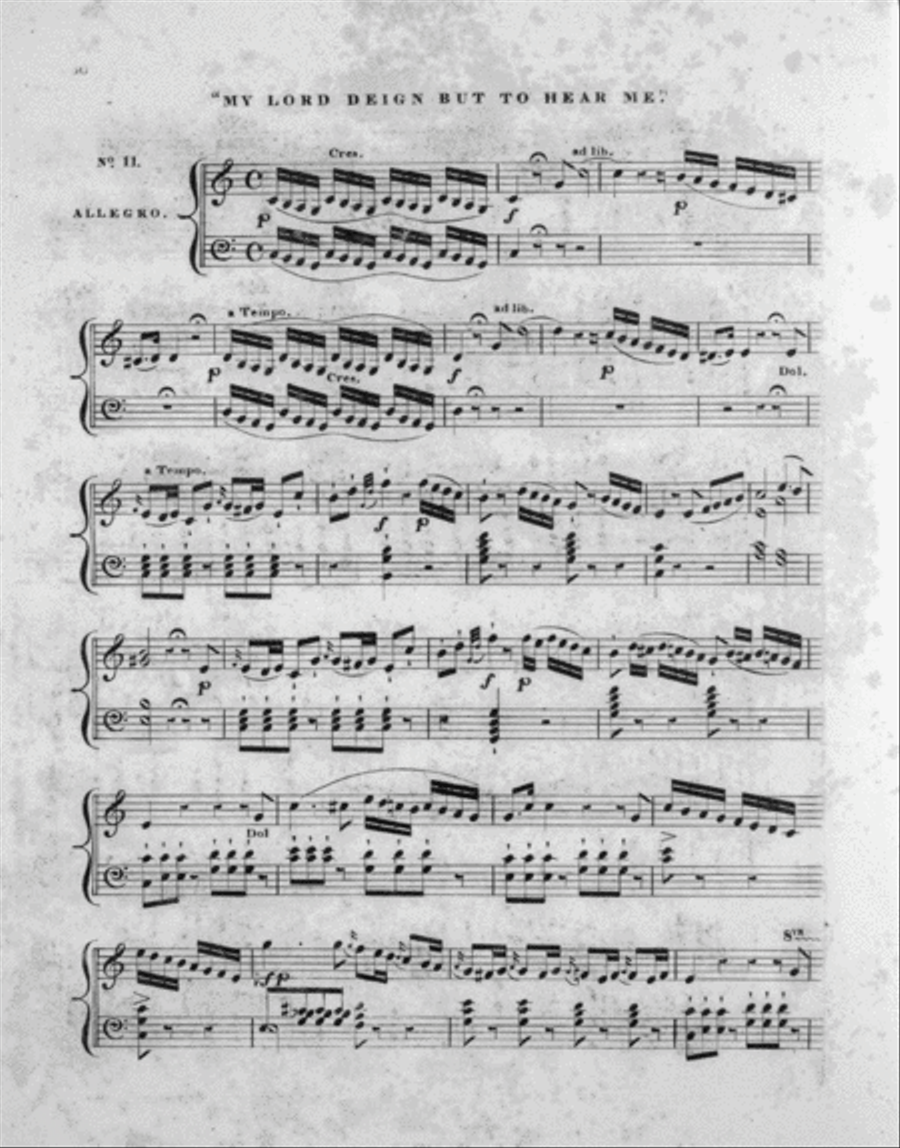 The Music in the Opera of Cinderella, or, the Fairy & Little Glass Slipper Piano Solo scores gallery preview page 2