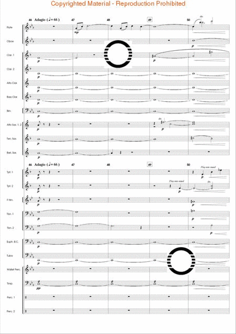 Fire Dance Concert Band scores gallery preview page 11