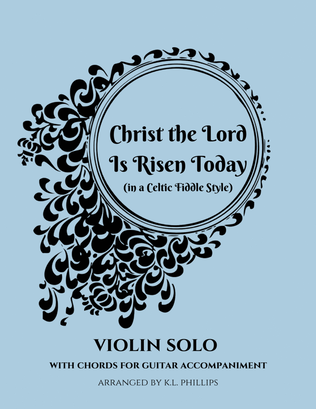 Book cover for Christ the Lord Is Risen Today (in a Celtic Fiddle Style)