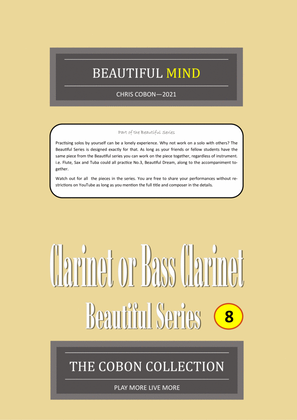 No.8 Beautiful Mind (Clarinet or Bass Clarinet)