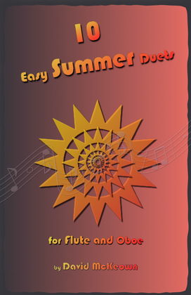 Book cover for 10 Easy Summer Duets for Flute and Oboe