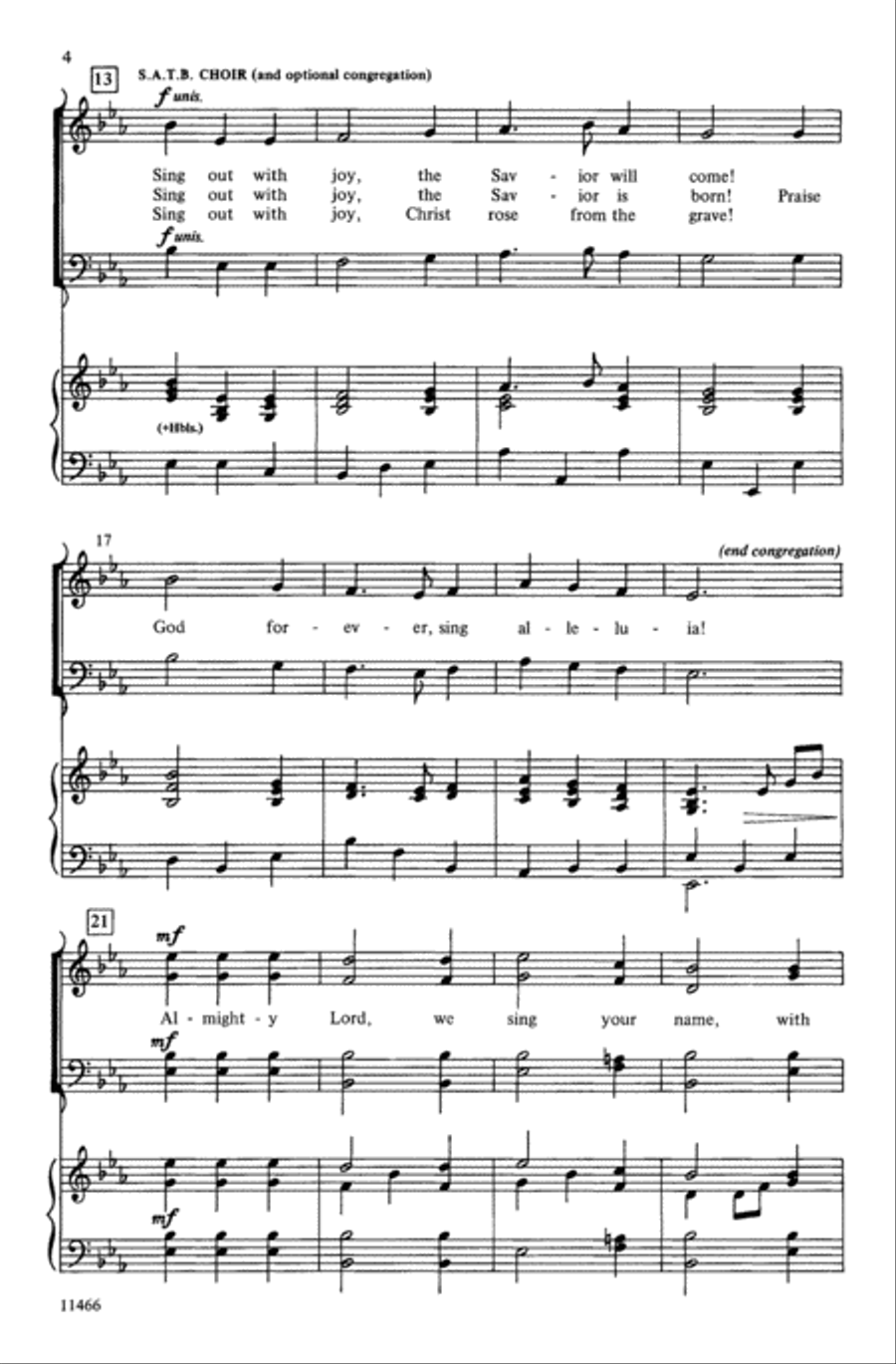 A Joyful Introit A Joyful Introit 4-Part scores gallery preview page 4
