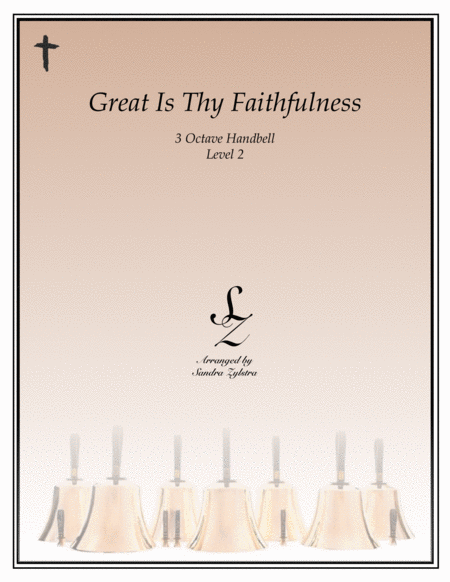 Great Is Thy Faithfulness (3 octave handbells) image number null