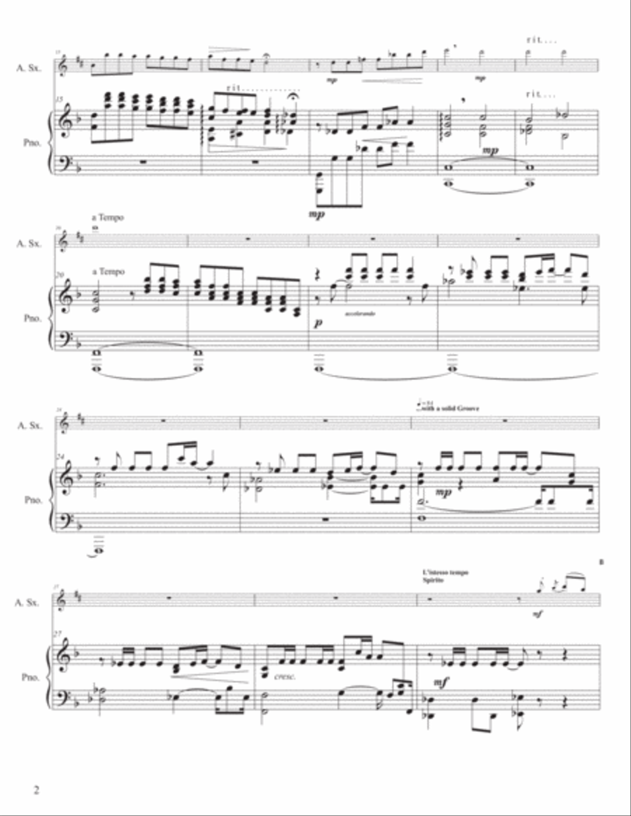 Remember Me (lullaby) Remember Me (lullaby) Alto Saxophone scores gallery preview page 4
