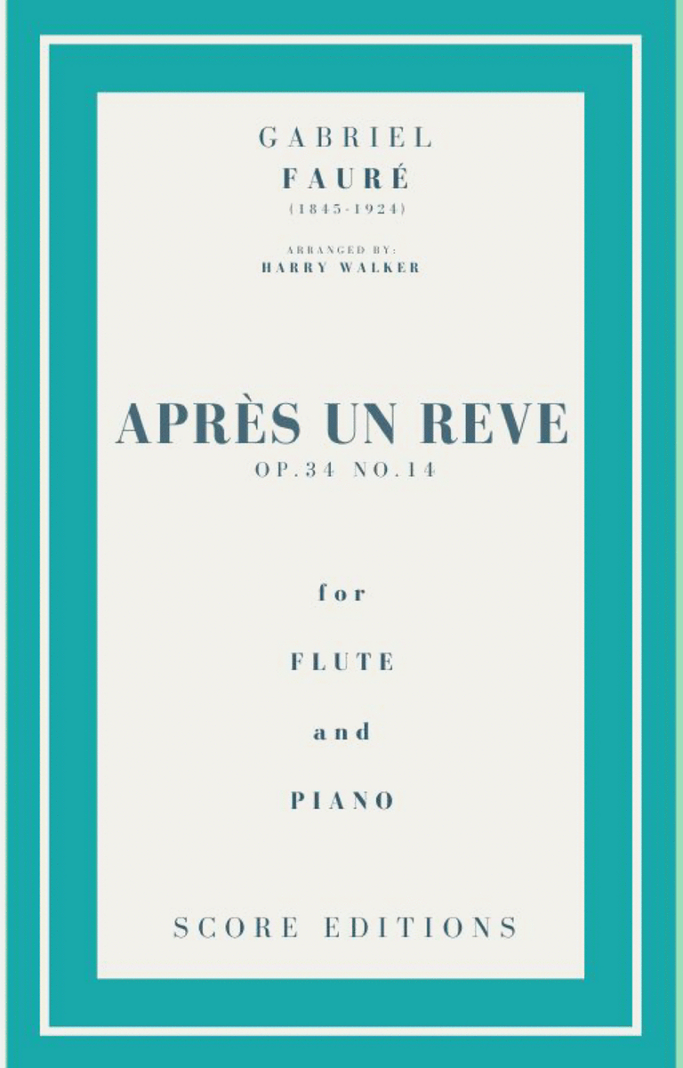 Après un rêve (Fauré) for Flute and Piano image number null