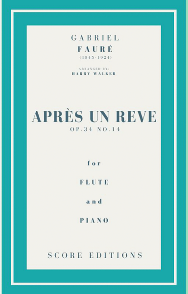 Après un rêve (Fauré) for Flute and Piano image number null