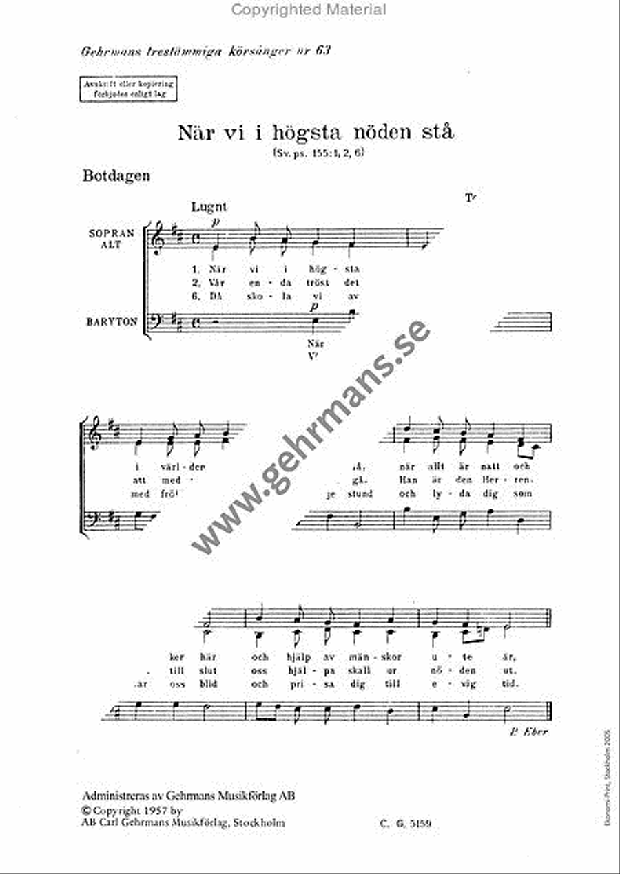 Nar vi i hogsta noden sta 3-Part scores gallery preview page 2