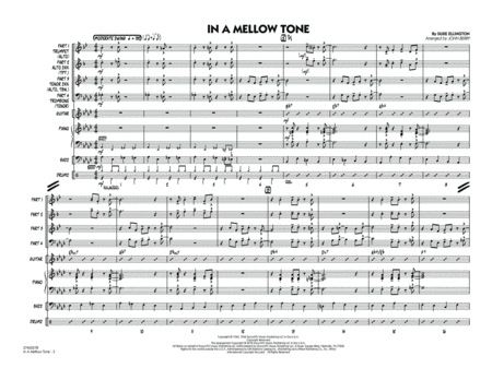 In A Mellow Tone - Full Score