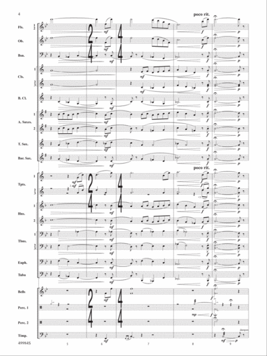 Northern Lights: Score Concert Band scores gallery preview page 4