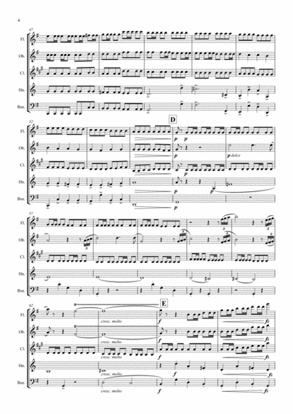 Grieg: Holberg Suite Op.40 - wind quintet image number null