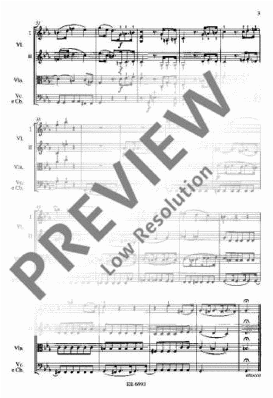 Adagio and Fugue C minor Miniature Score scores gallery preview page 16