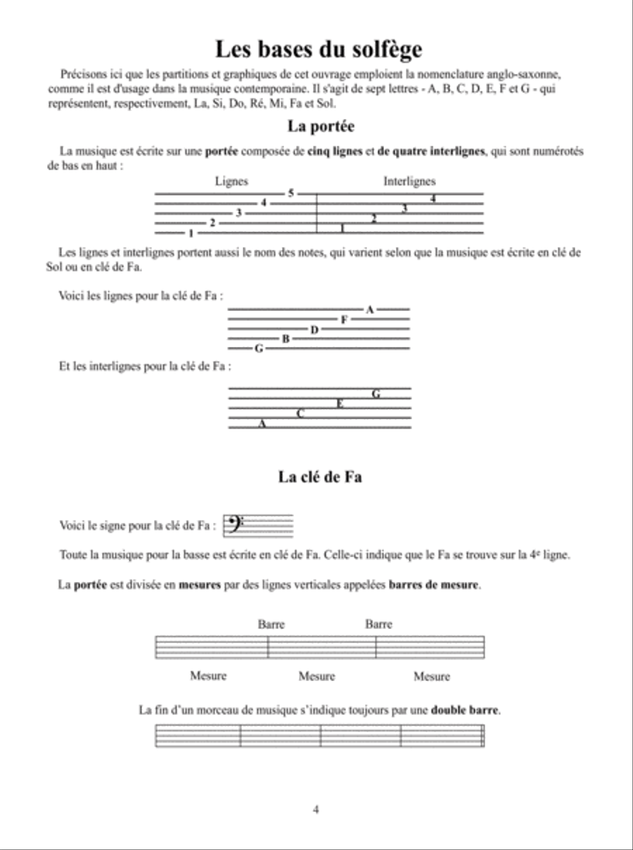 MÃ©thode de guitare basse-1 Bass Guitar scores gallery preview page 5