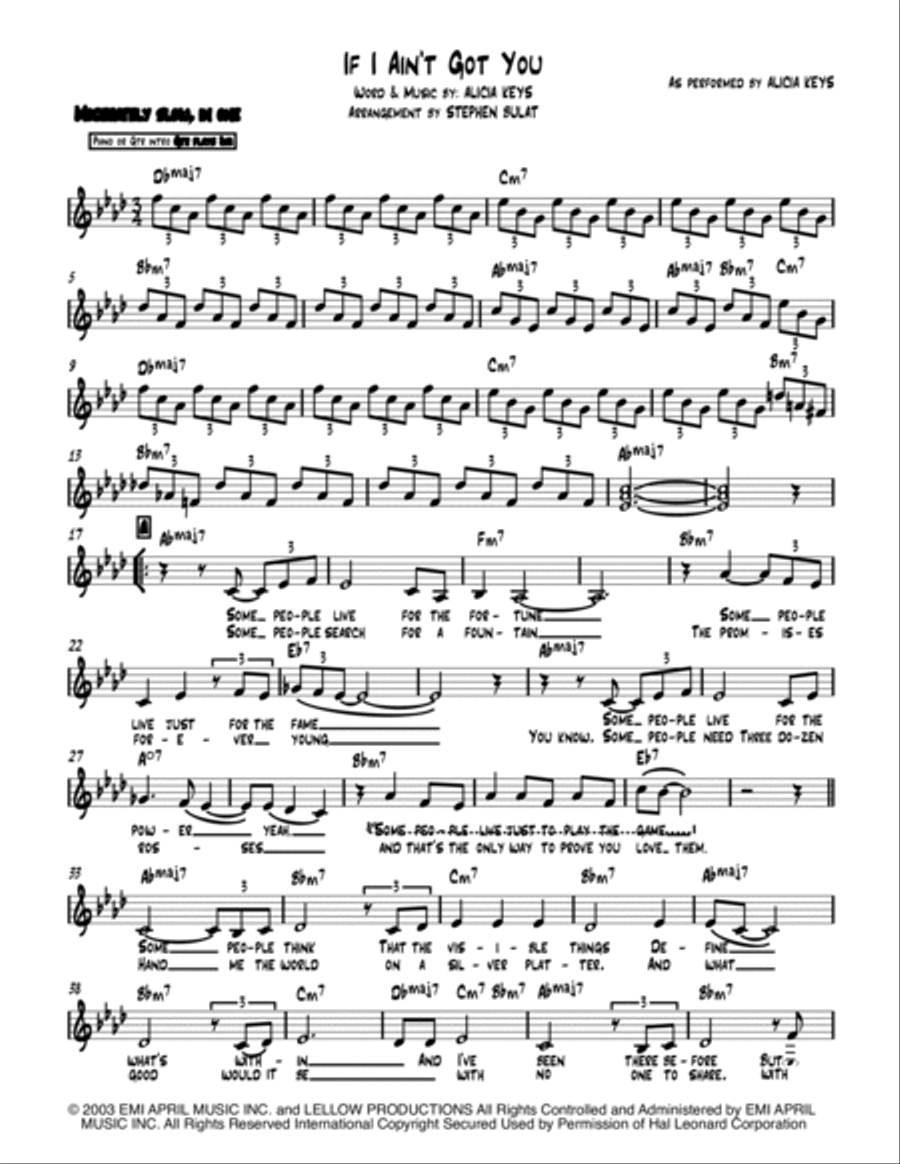 If I Ain't Got You Large Ensemble scores gallery preview page 2
